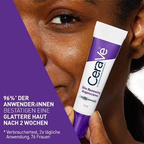 CeraVe Skin Renewing Augencreme Tube. Mit Dermatologen entwickelt. Enthält 3 essentielle Ceramide.